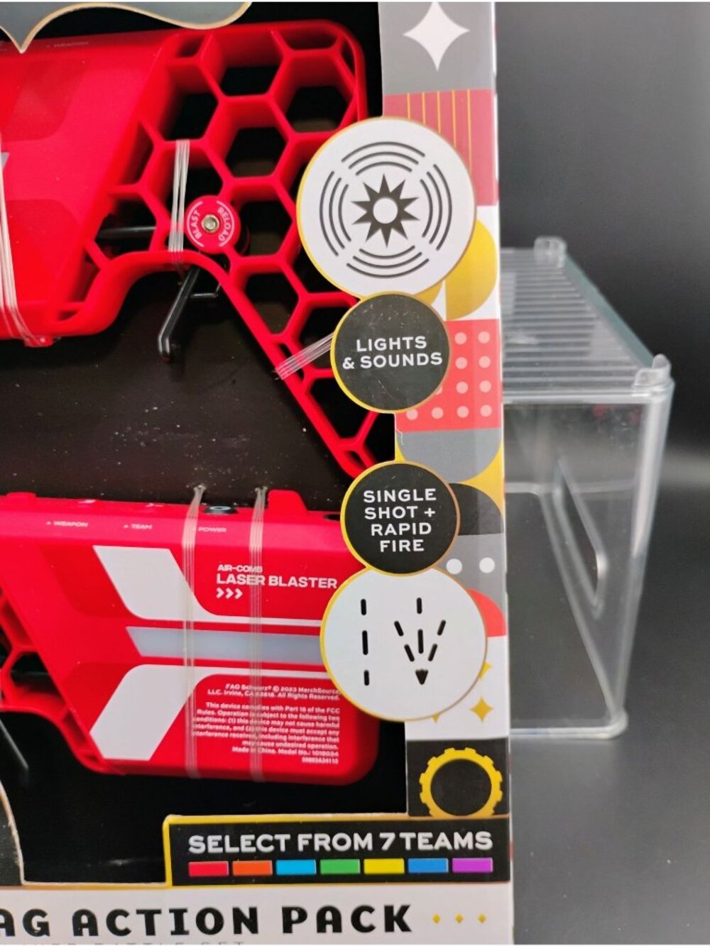 FAO Schwarz Laser Tag Action Pack 2-Player Battle Set - Picture 5 of 9